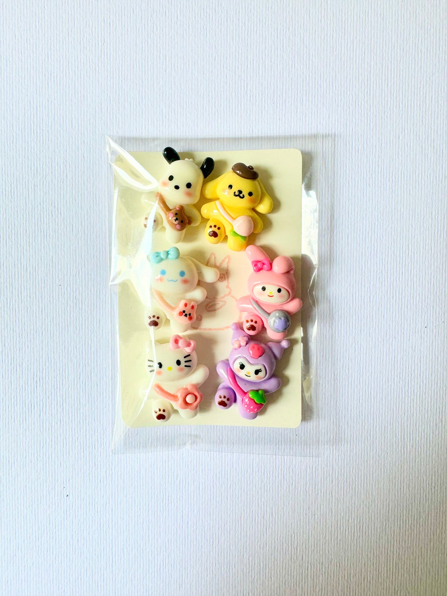Jibitz/Cartoon Charms Set 6pz - Full Body Walking