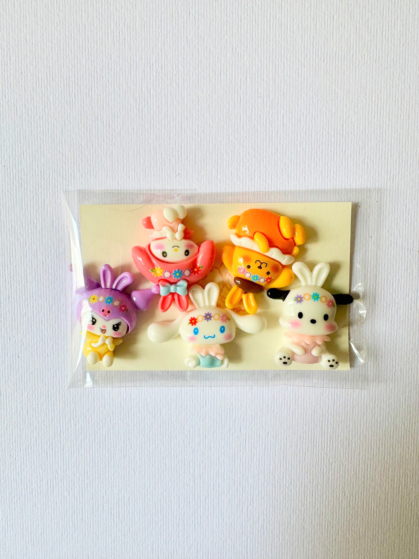 Jibitz/CartoonCharms Set 5pz - Yoga