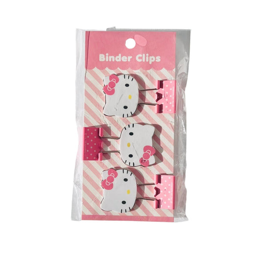 Clip - binder/paper ( Hello Kitty / 3pz )