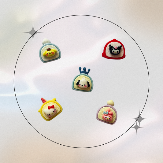 Jibitz/Cartoon Charms Set 5pz - Cute Bags