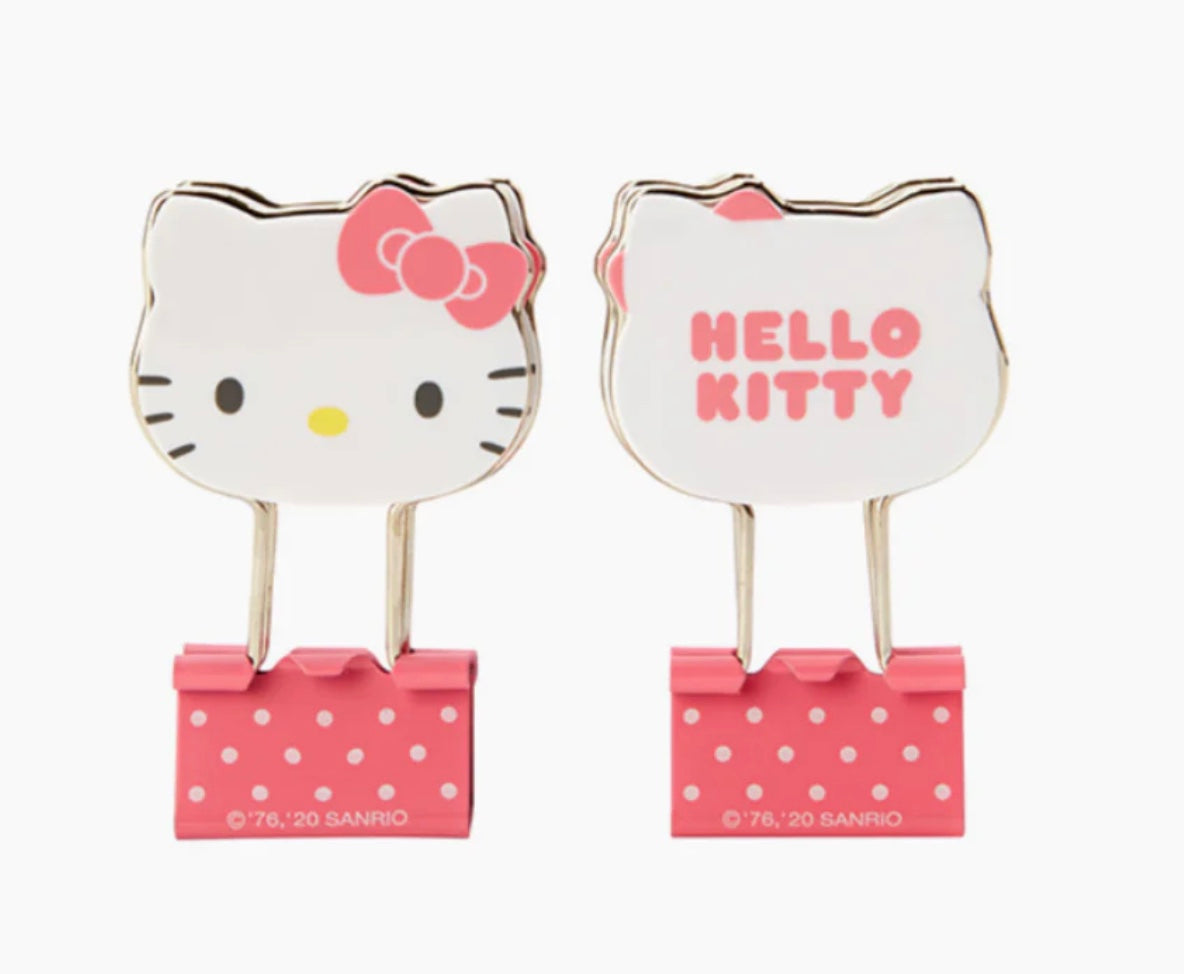 Clip - binder/paper ( Hello Kitty / 3pz )