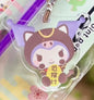 Sanrio pen with acrylic charm Pochacco/Cinnamoroll