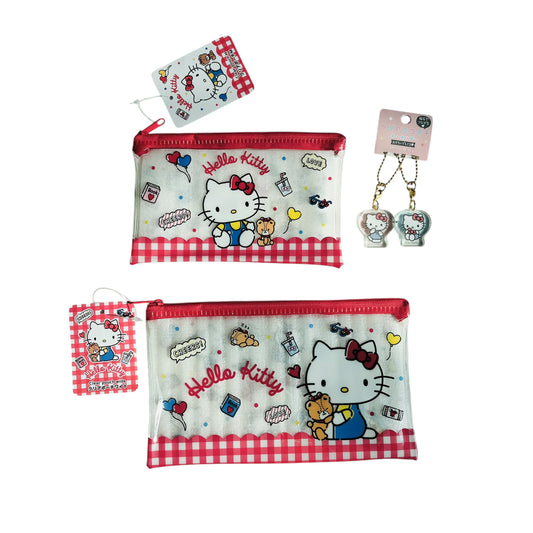 Borsellino Hello Kitty con Orso (2size:S,M)