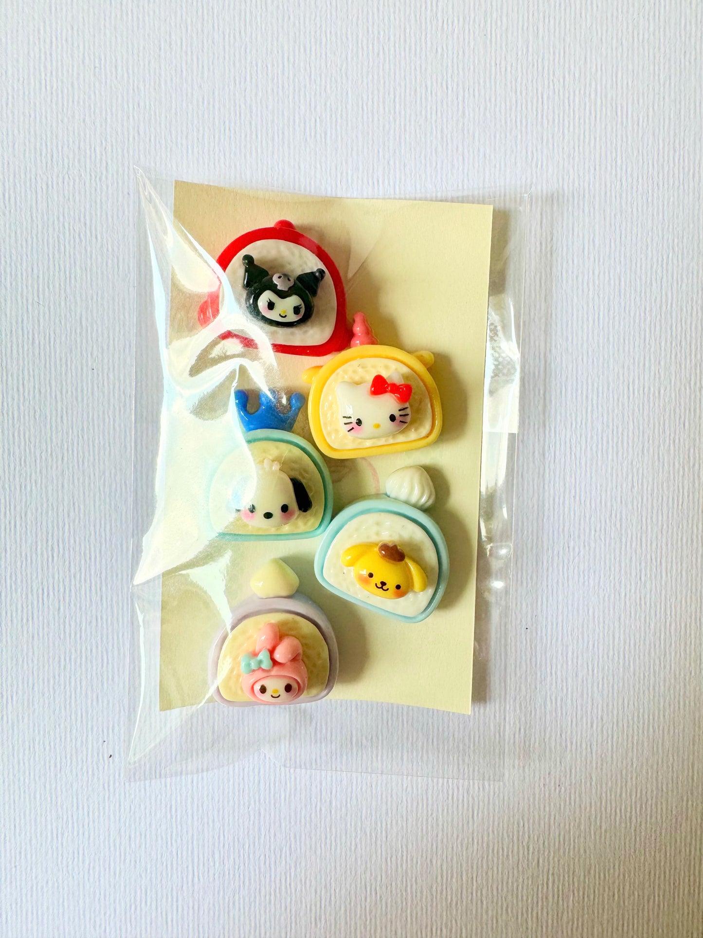 Jibitz/Cartoon Charms Set 5pz - Cute Bags