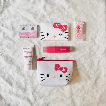 Borsellino in pelle Hello Kitty